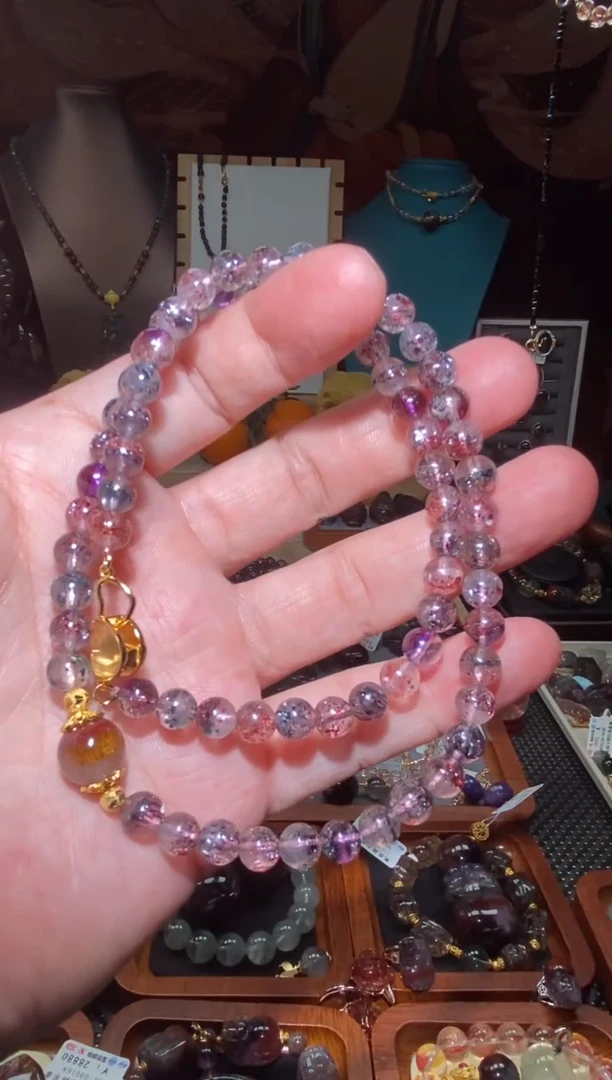 【闪购商品】水晶超七项链未镶嵌多样性发其一