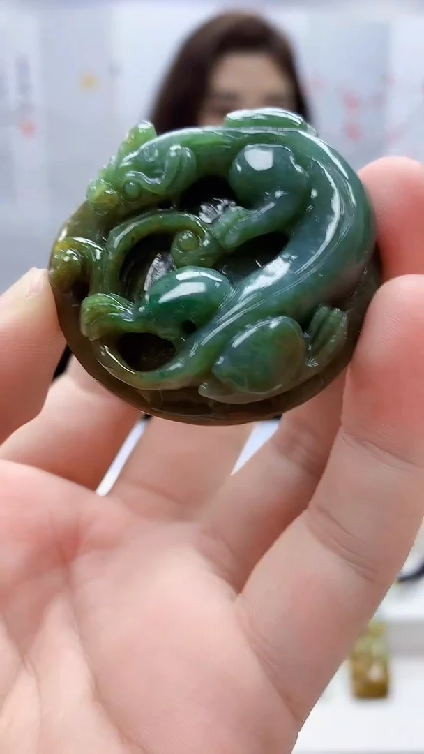 定制翡翠未镶嵌4829bb-毛货挂件6