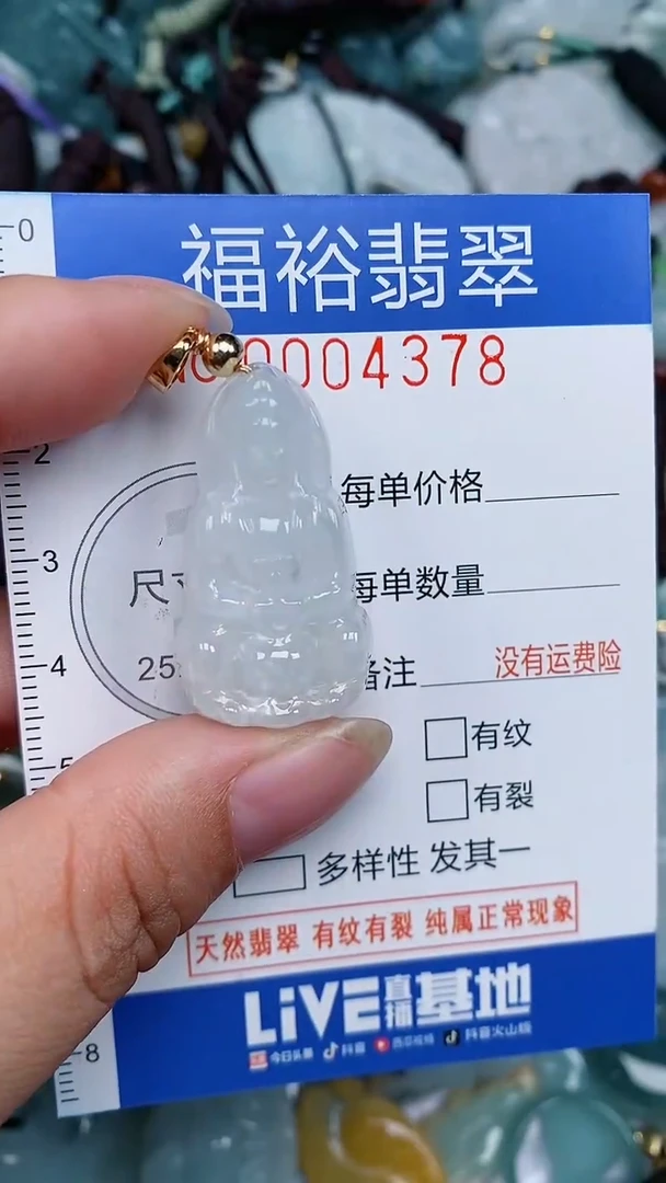翡翠未镶嵌颈饰...0004378