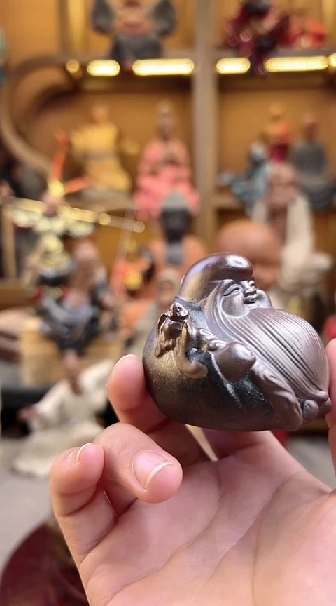 紫砂茶宠器闵茶宠摆件