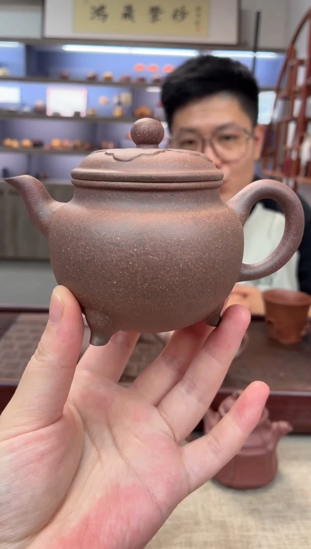 茶壶紫砂岩中泥大彬如意