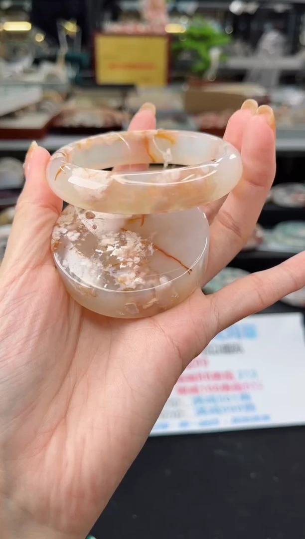 【闪购商品】石英质玉手镯未镶嵌58圈口（赠品镯心）6570274