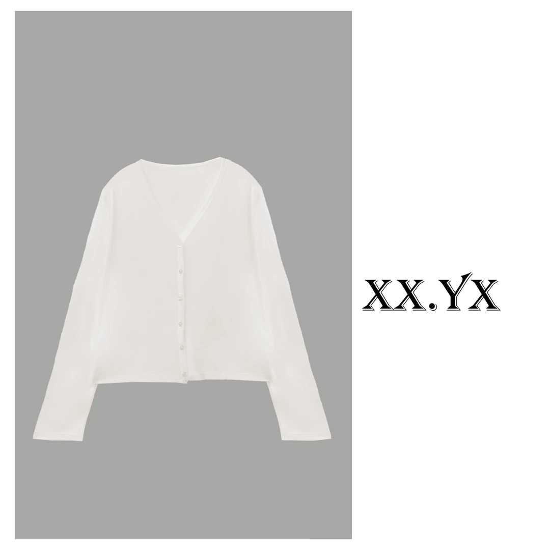 XX.YX （兰精天-丝）夏季薄料软糯1oo莱赛尔天-丝空调防晒开衫5621