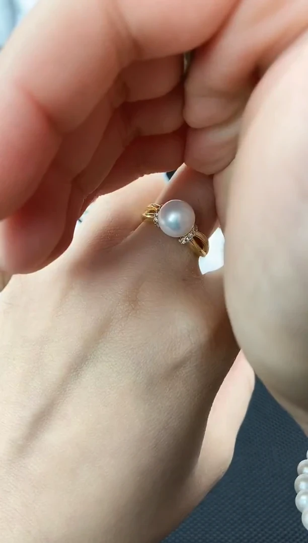 未镶嵌耳饰淡水珍珠jz1017