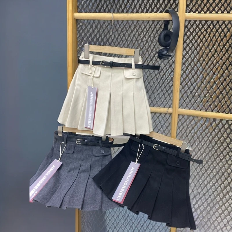 【个性手册】新款青少年学生学院风百搭时尚JK裙防走光百褶裙2229