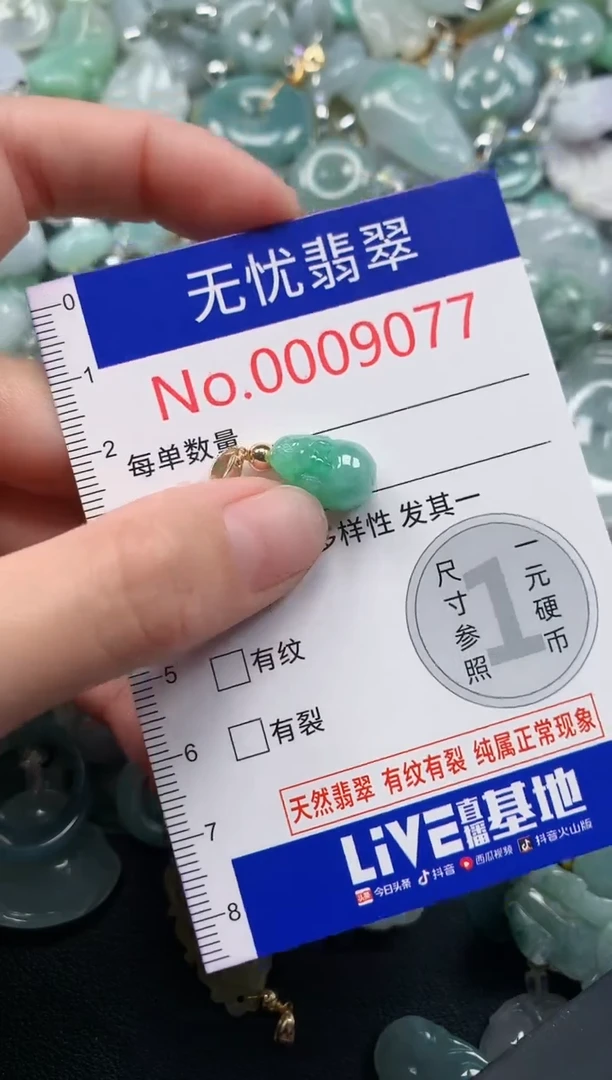 颈饰未镶嵌翡翠9077