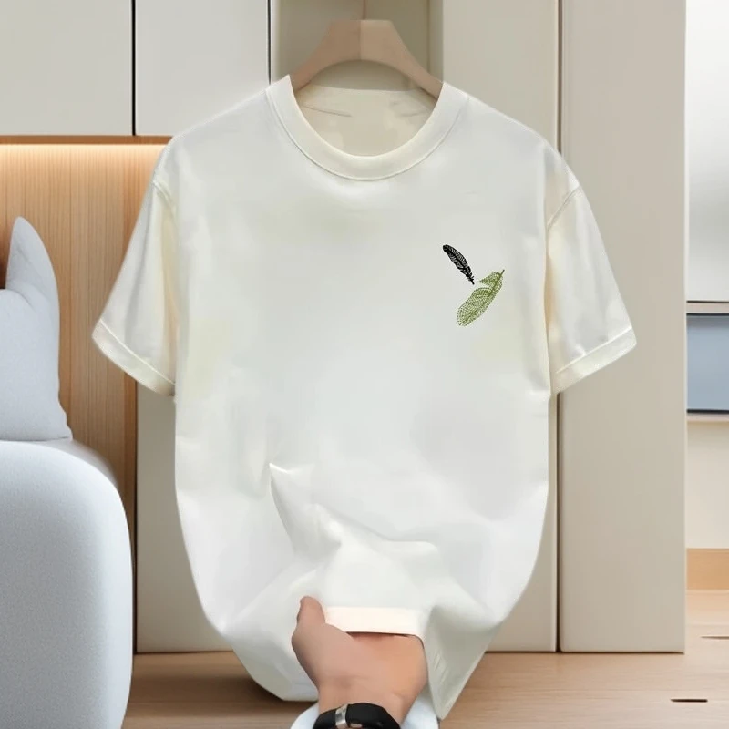 仓石一树潮牌圆领短袖t恤男士夏季潮流时尚休闲百搭宽松情侣上衣