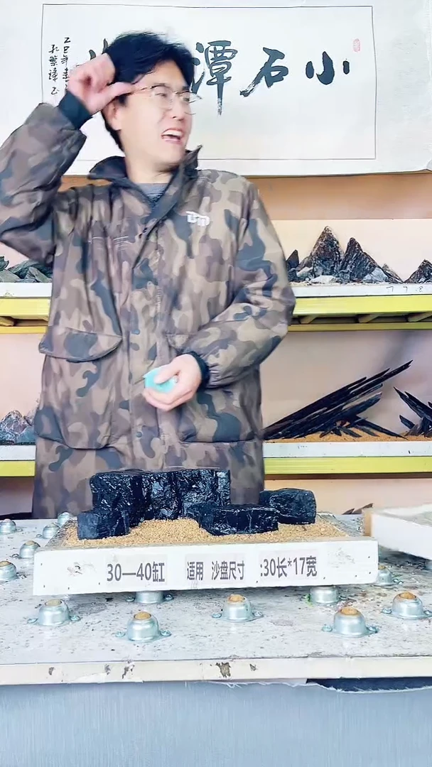 220    小石潭造景不带编号不含底沙沙盘