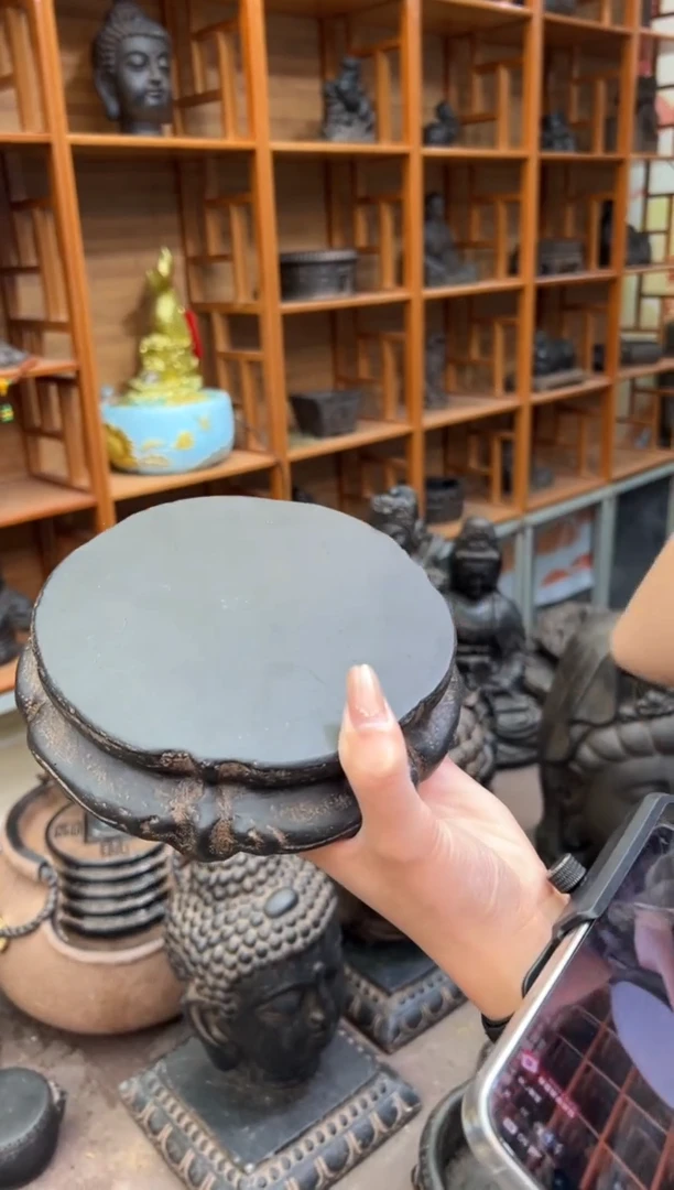 陶土【火山泥】金箍坛底座