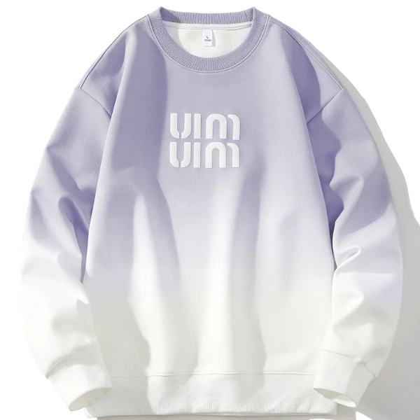 【敖瑞鹏代言】捷尼拉莫圆领卫衣男春秋季2025新款潮牌宽松