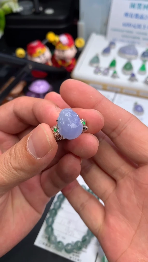 【闪购商品】定制翡翠18K金镶嵌模式推广期24小时鉴赏期