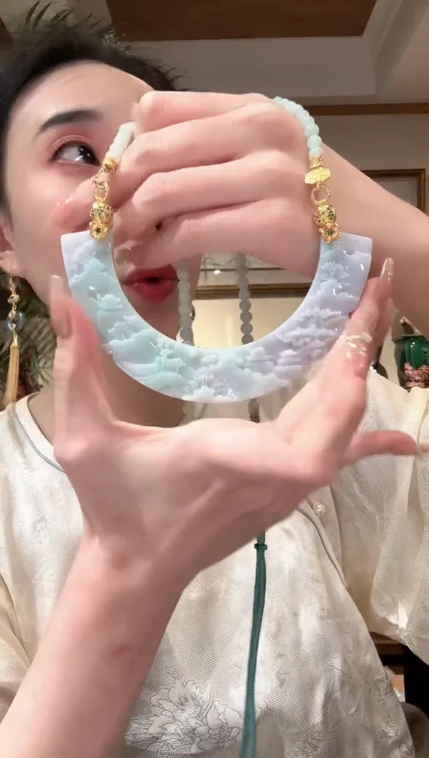 【闪购商品】翡翠颈饰未镶嵌国风