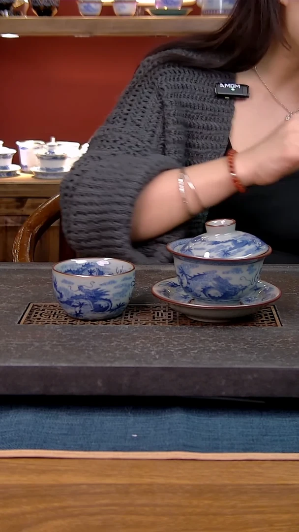 简装家用款2件套 老陶泥开片纹陶瓷茶具