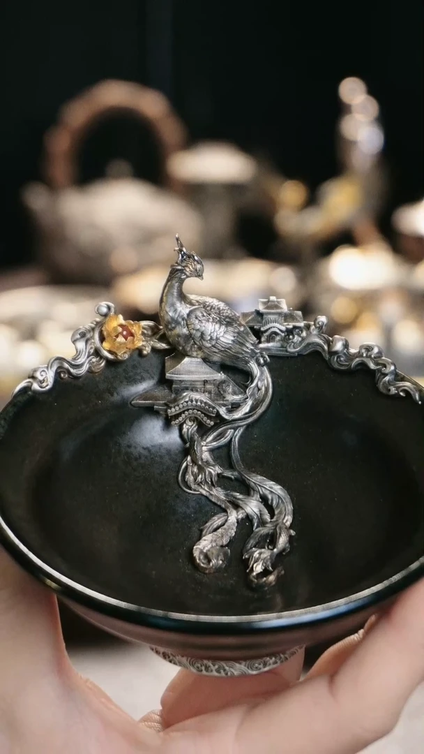 【闪购商品】境秋 凤凰建盏主人杯