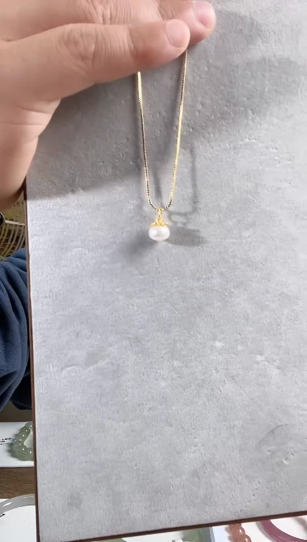 【闪购商品】淡水珍珠银S925镶嵌颈饰KT24040902