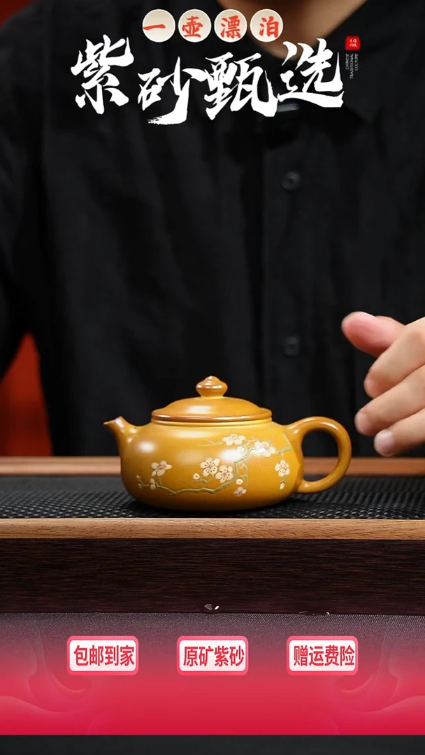 茶壶紫砂 一壶漂泊紫砂茶器7026