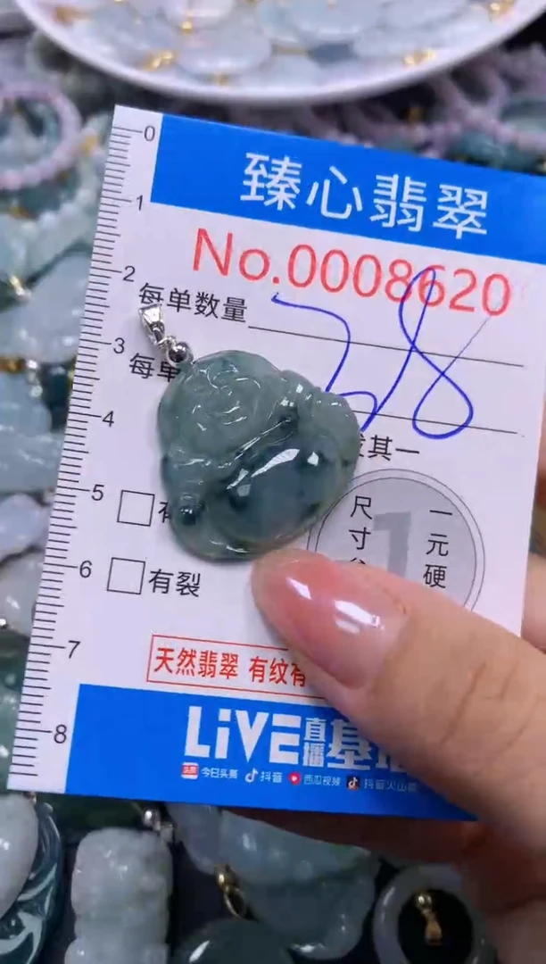 吊坠(不含链)未镶嵌翡翠8620