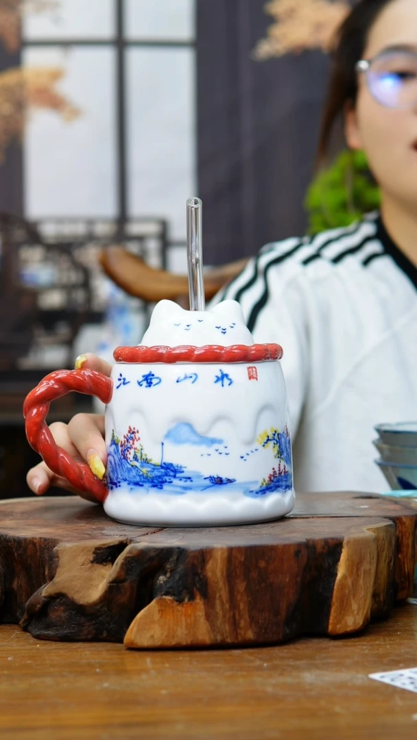 杯子129景德镇老陶泥杯子一只