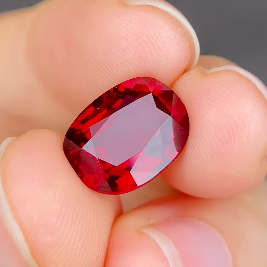 【东方先生】5ct天然红宝石 无烧鸽血红 全干净无瑕
