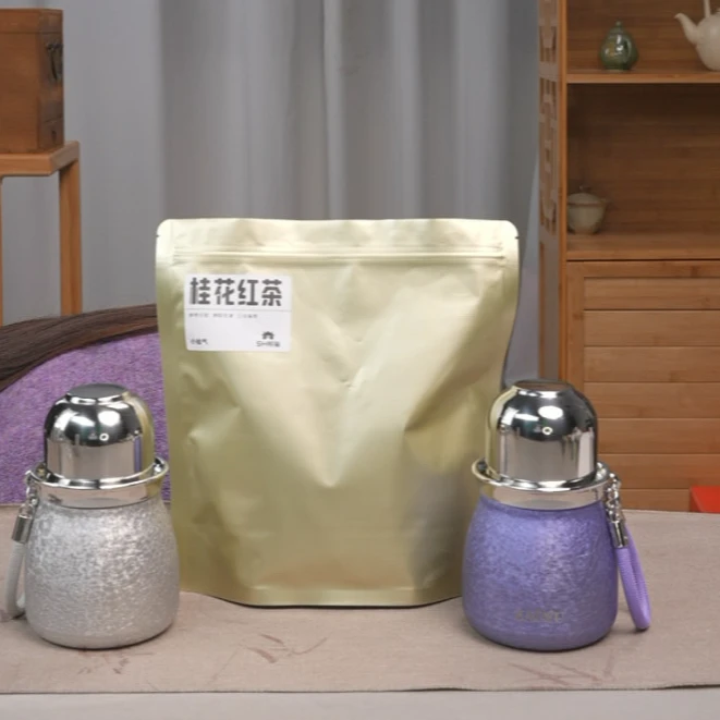 桂花红茶 2025桂花+2025白琳工夫红茶茶叶袋装赠胖胖小提钛杯