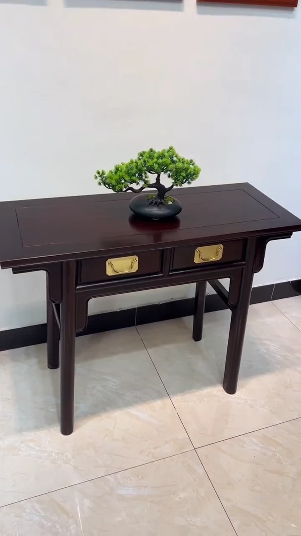 黑酸枝木类成套家具98条案