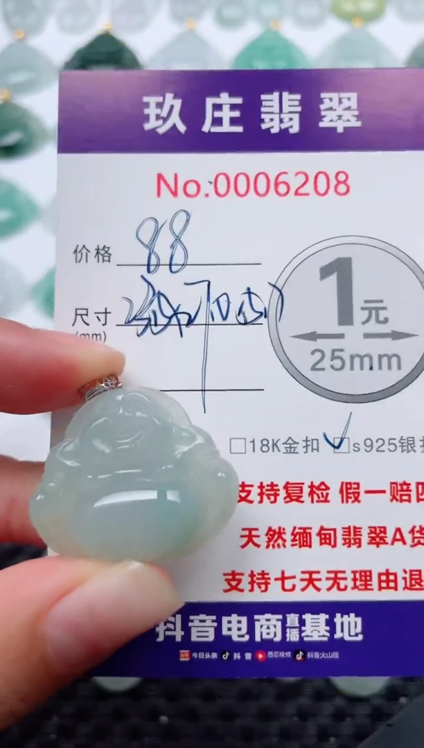 翡翠未镶嵌颈饰天然缅甸翡翠