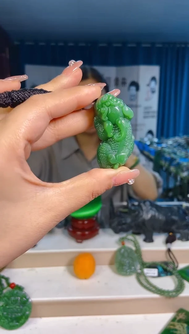 和田玉未镶嵌挂件1