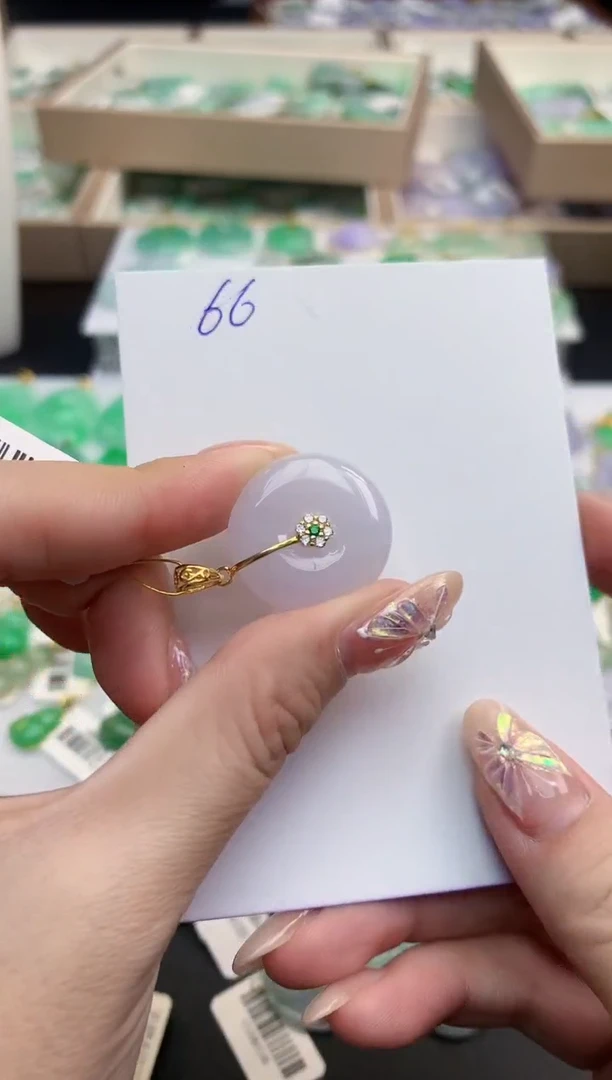 颈饰未镶嵌翡翠天然缅甸A货翡翠