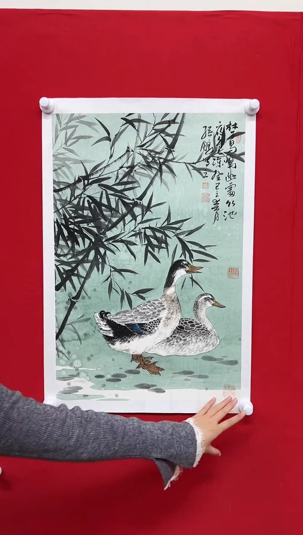 国画山东国鉴孙鹏国画作品