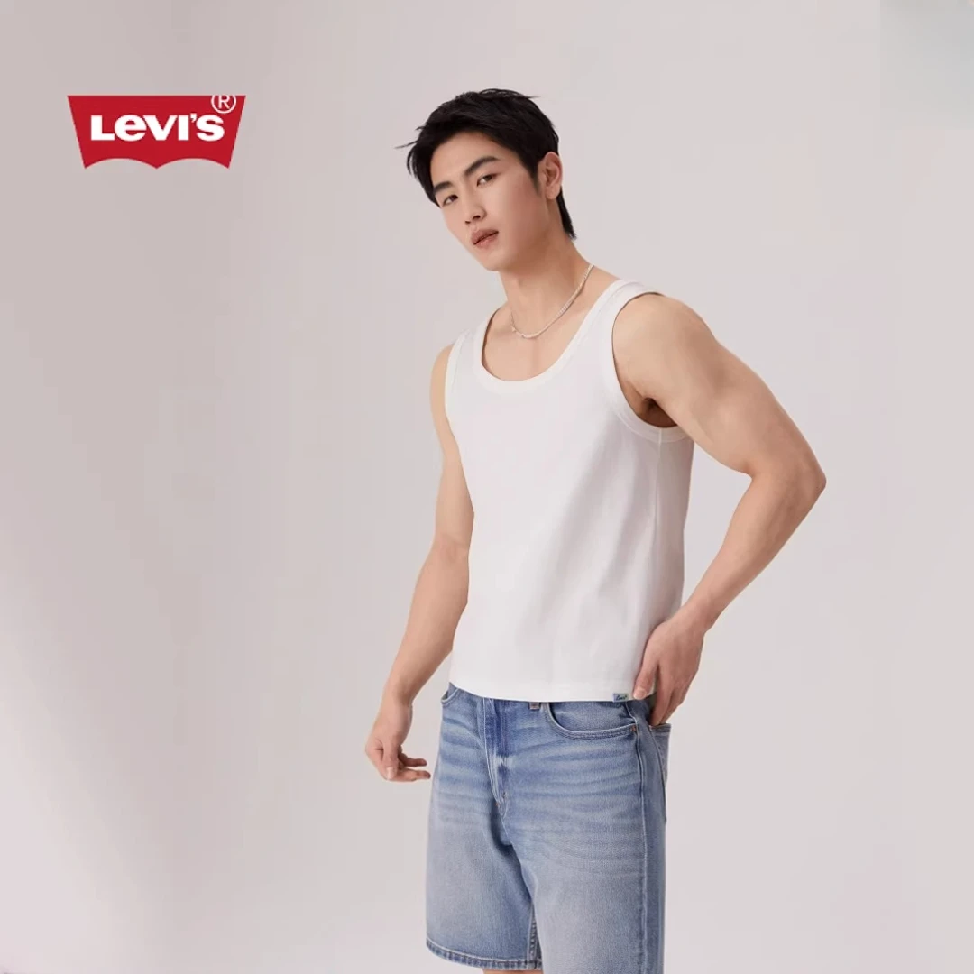 【商场同款】Levi's李维斯25年夏季男士休闲百搭舒适背心003LC-0000
