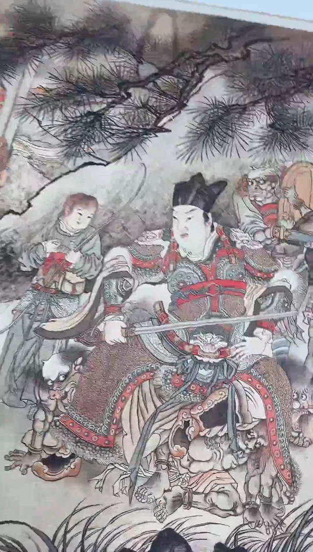 【复刻品】陆治  搜山图