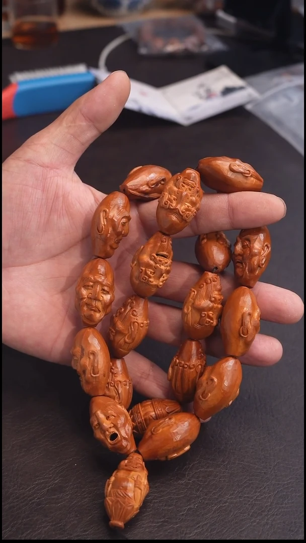 手串/手链橄榄核丁志达 2.0十八罗汉脖挂