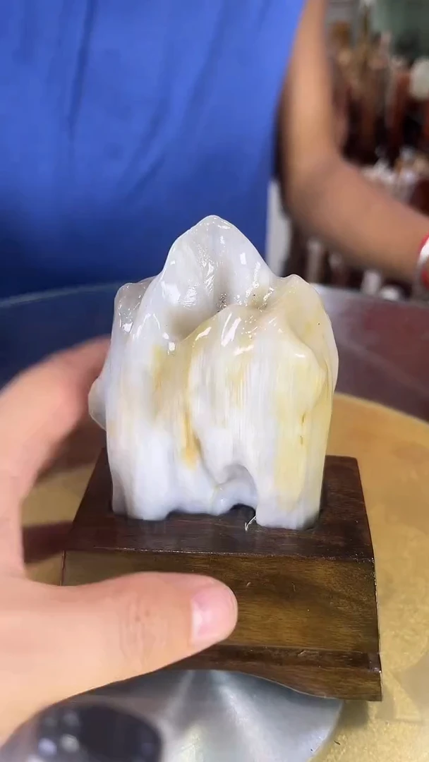硅化玉珠宝奇石未镶嵌缅甸天然树化玉摆件