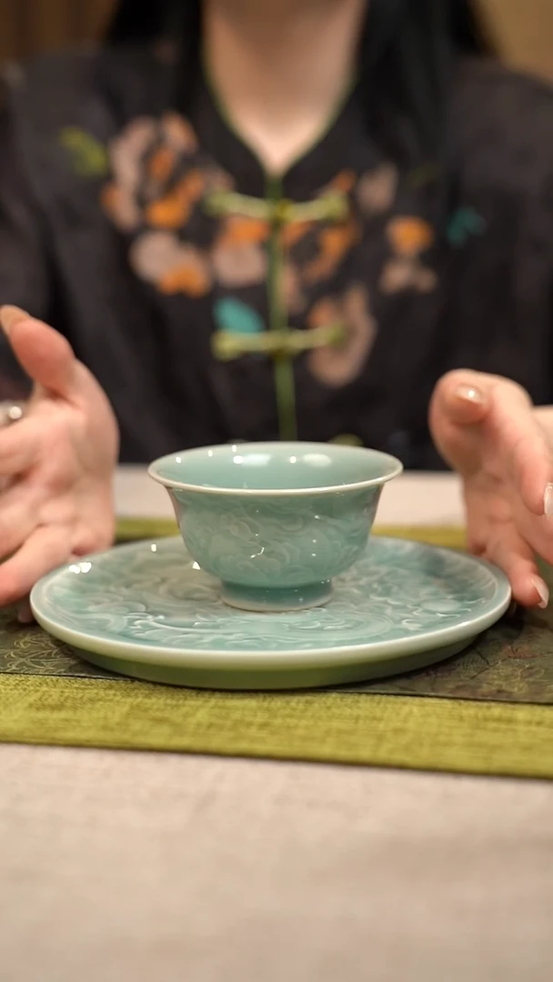 摆件巅**生龙纹系列 压手杯