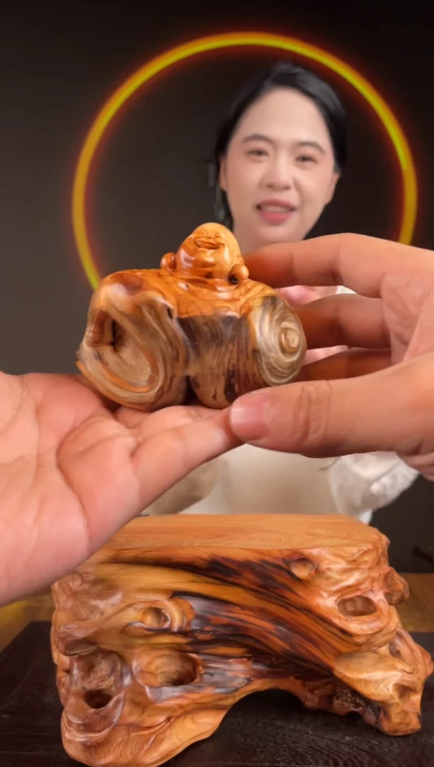 柏木（崖柏）手工摆件,先抢先得! 编号:378