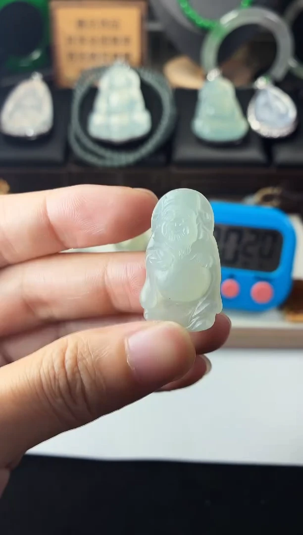 未镶嵌定制翡翠骑****僧5036毛货不退不换