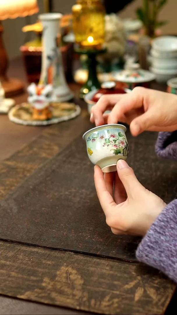 景德镇陶瓷杯碗柴烧多人