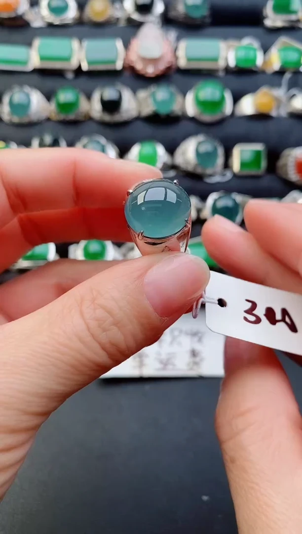 【闪购商品】翡翠戒指银S925镶嵌1111111111