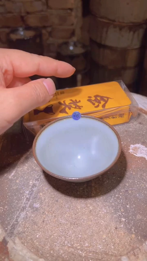 茶盏26柴烧建盏主人杯+大红袍