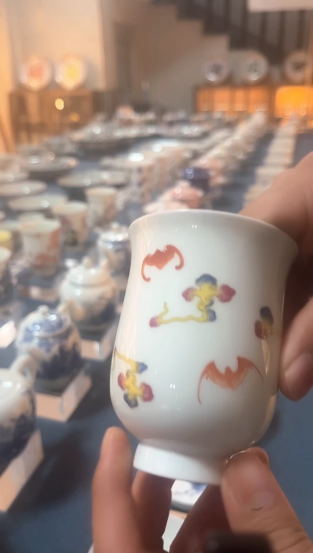 景德镇洪福齐天闻香杯