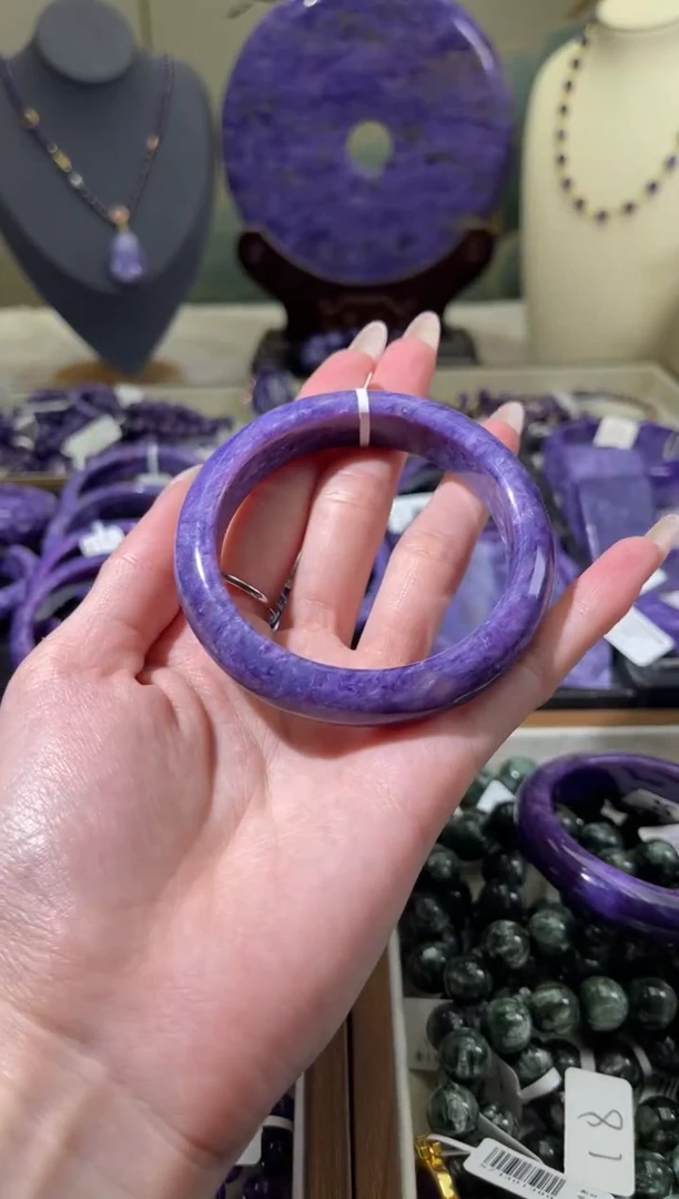 未镶嵌查罗石（紫龙晶）手镯57