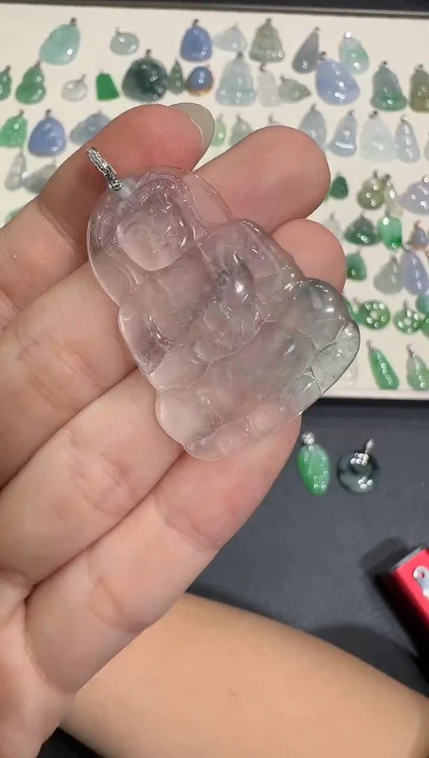 颈饰18K金镶嵌翡翠X1215-1501-605