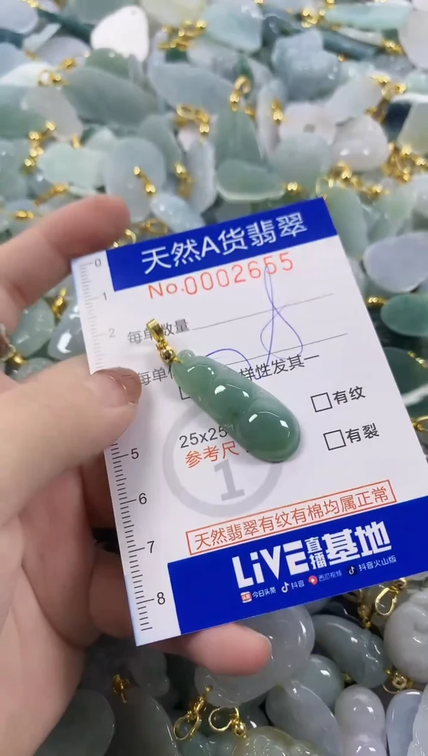 颈饰未镶嵌翡翠天然A货翡翠
