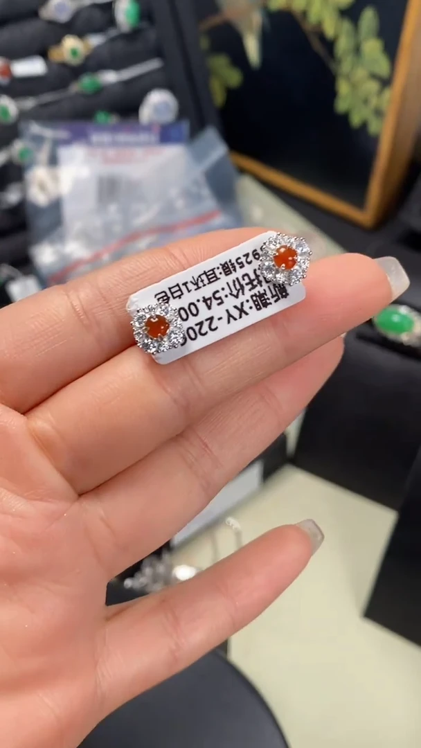 【闪购商品】翡翠戒指银S925镶嵌9928