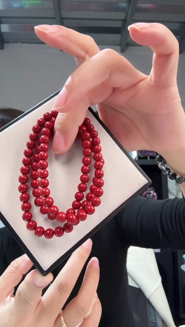 天然辰砂初*优6759 约6mm