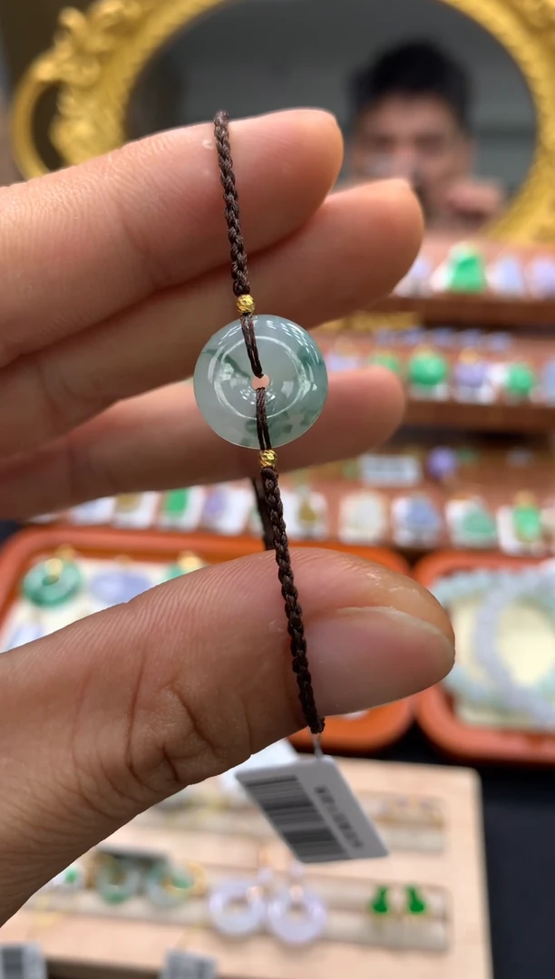 未镶嵌手绳翡翠手绳