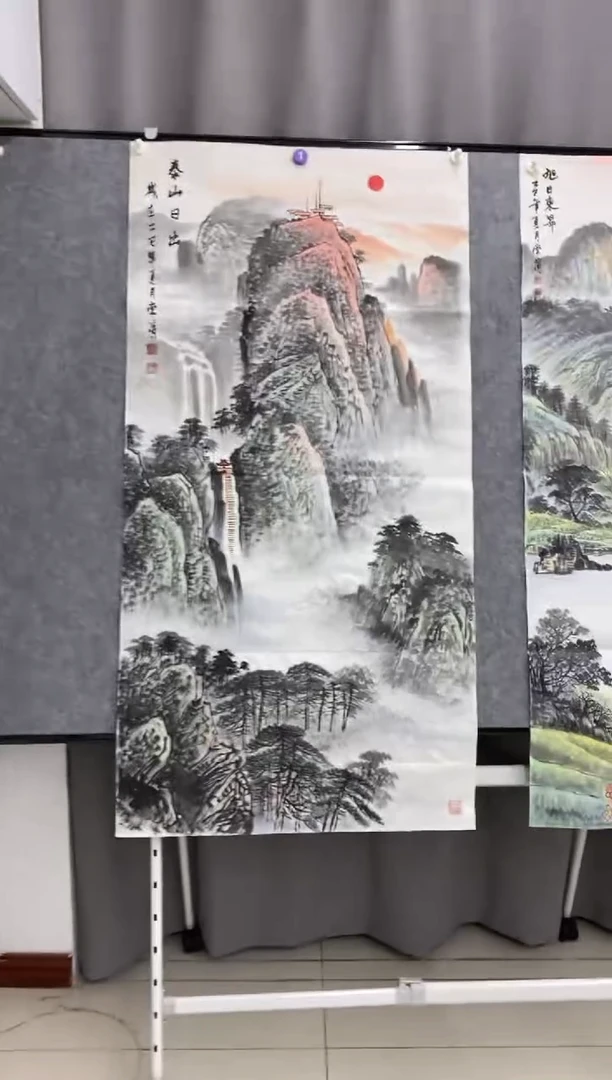 国画难**涂沈常滨 省美协 四尺整张138*68cm
