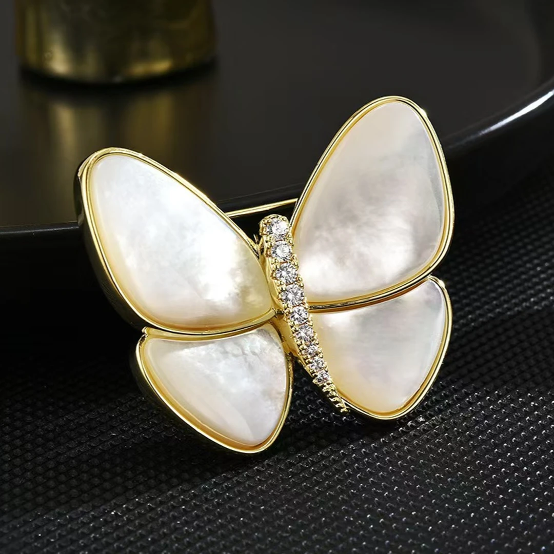 KILLY BILLY 经典优雅气质奢华破茧成蝶胸针