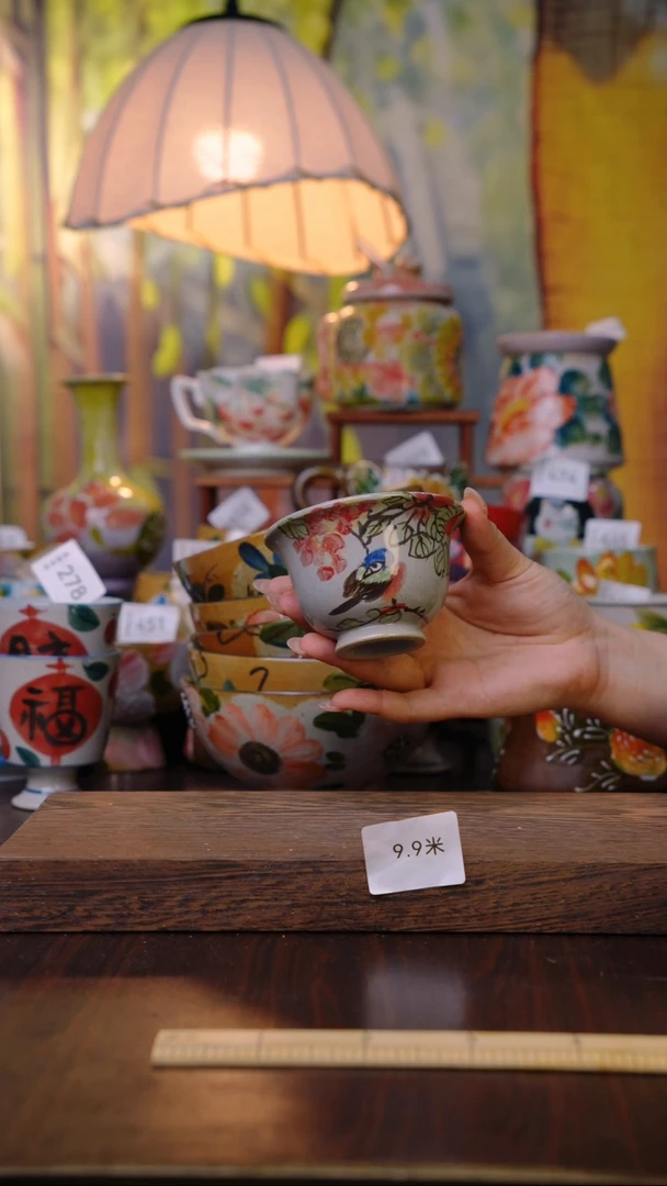 摆件泥垚手作 景德镇手工手绘器物