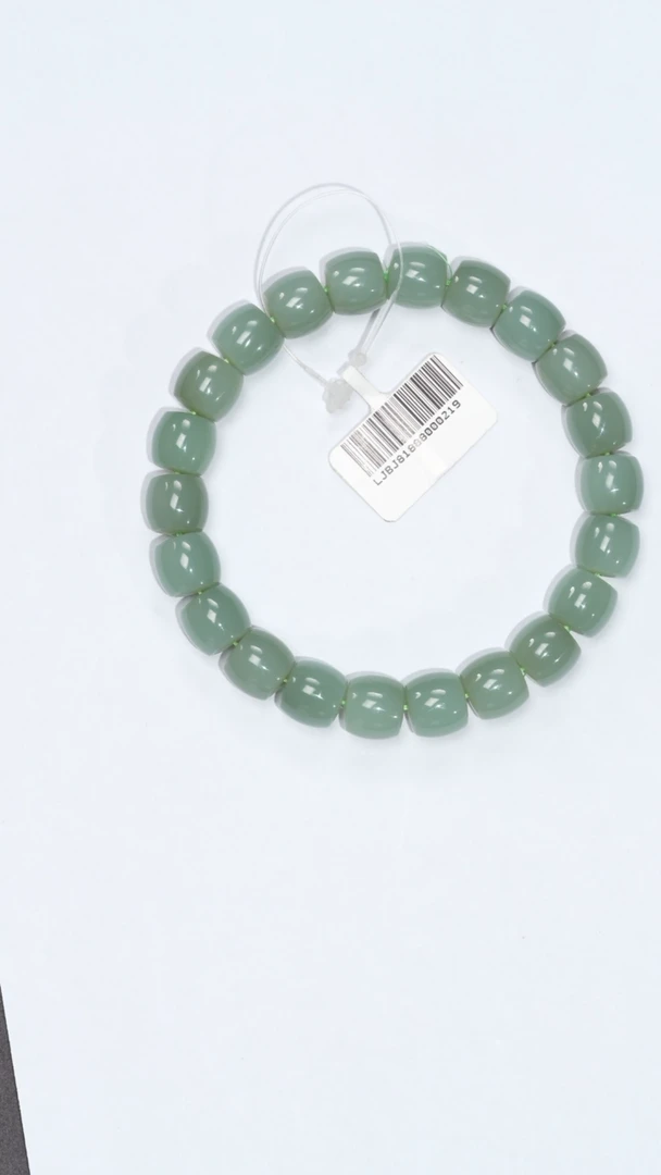 手串未镶嵌和田玉岁**美凯哥推荐和田玉碧玉手串9x10mm